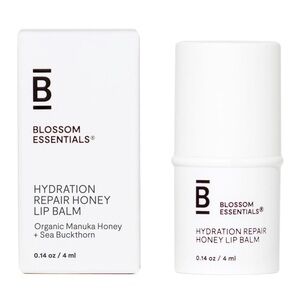 BLOSSOM ESSENTIALS ~~Hydration Repair Honey Lip Balm .14 oz 4 ml Bnib!